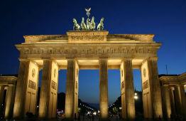 Das Brandenburger Tor am Pariser Platz in Mitte